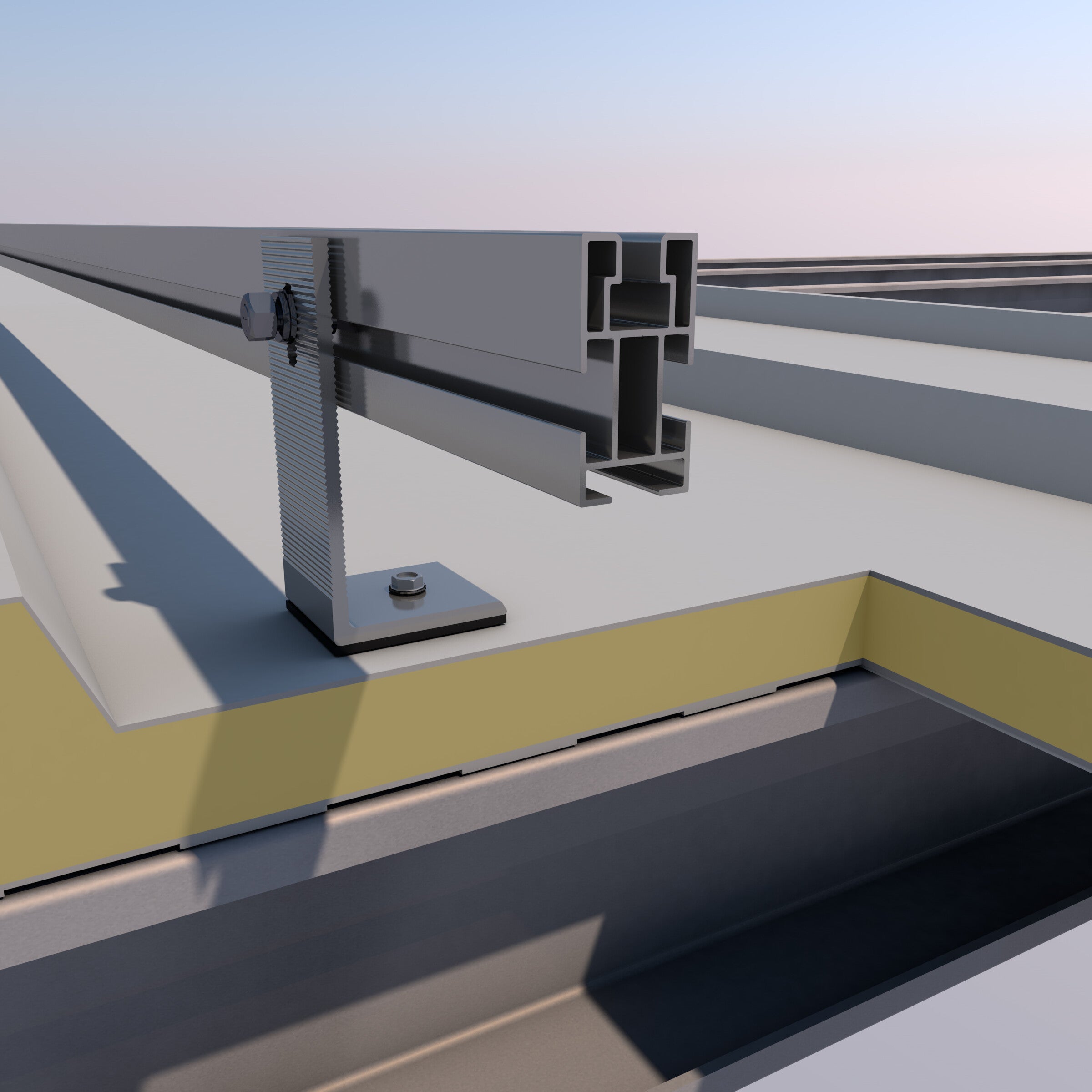 Fixação de painel solar Sunfer 03V