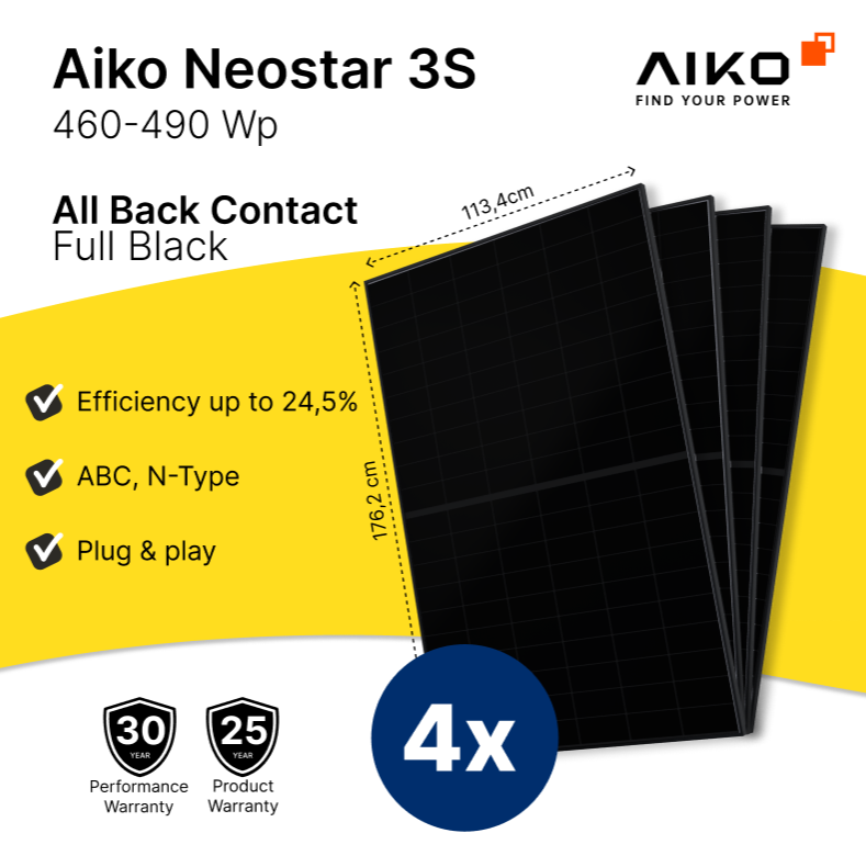 Aiko Neostar 3S Mono-Glass black ABC N-Type