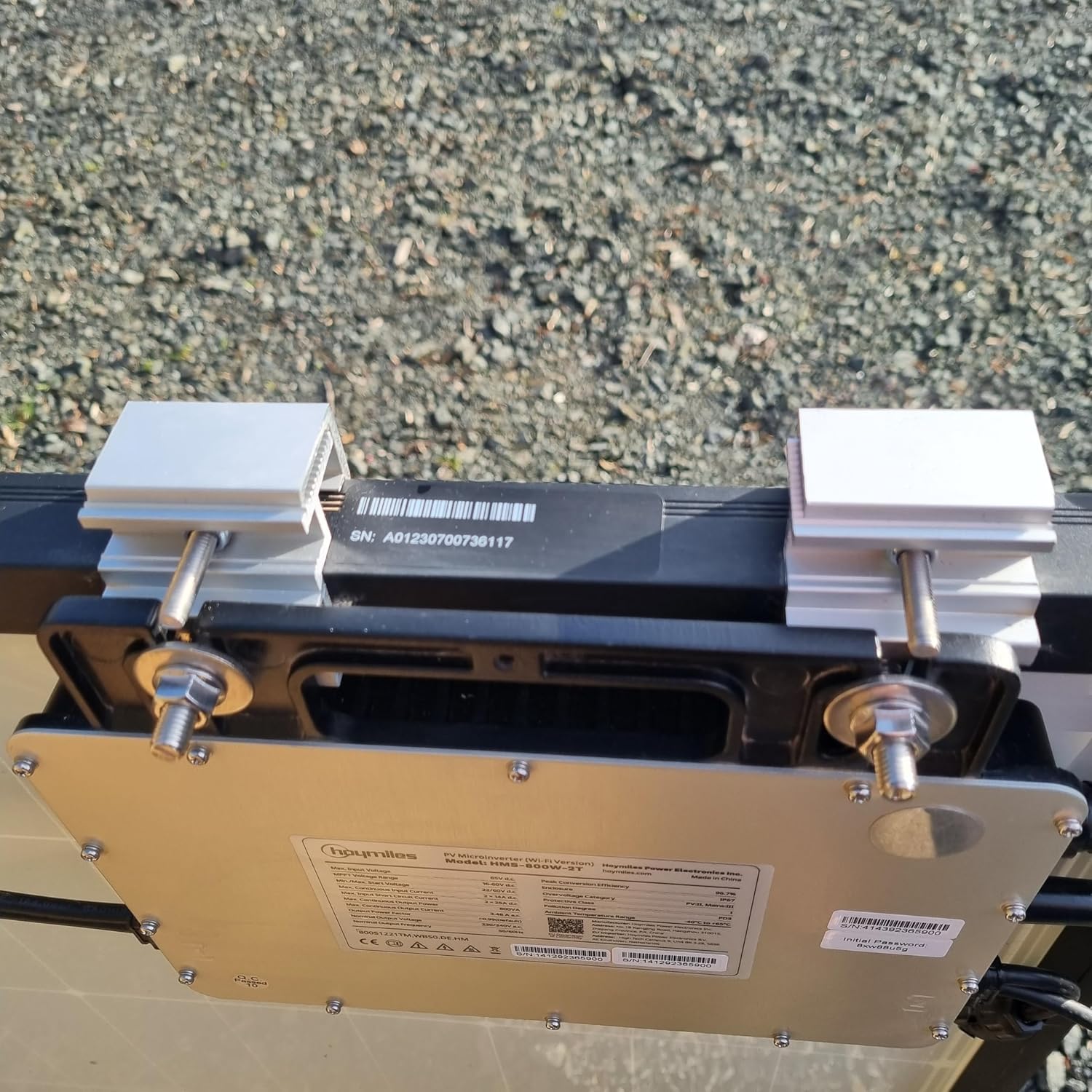 Fixações para microinversor