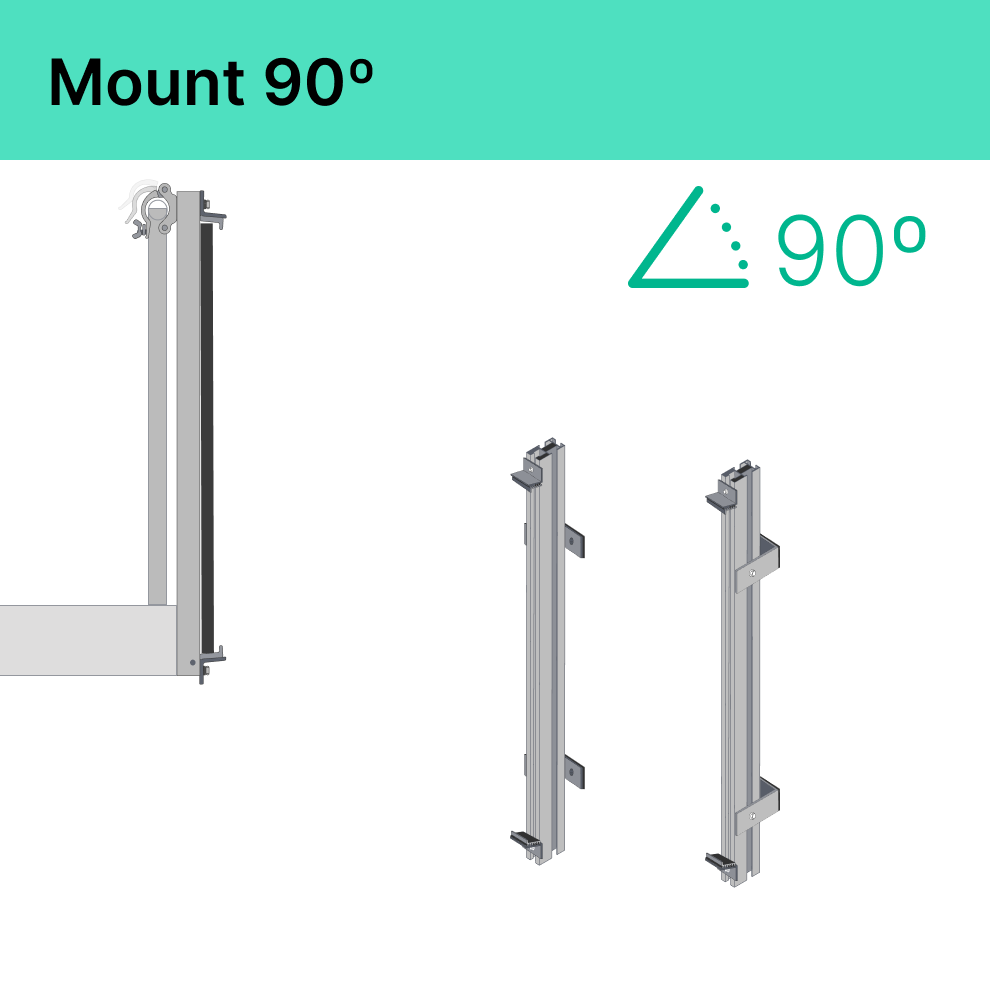 Robinsun Performance - Mount 90º - Solar Panel support