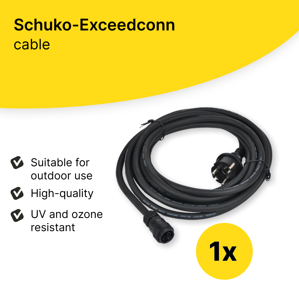 Schuko-Exceedconn-Kabel