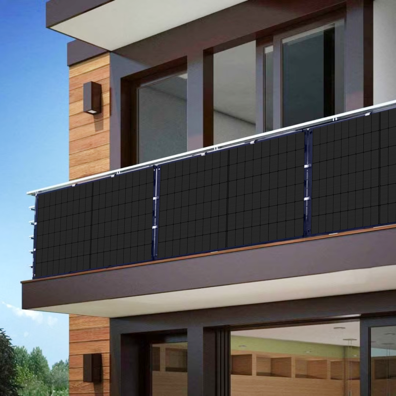 Beautiful home balcony with Robinsun performance solar kit