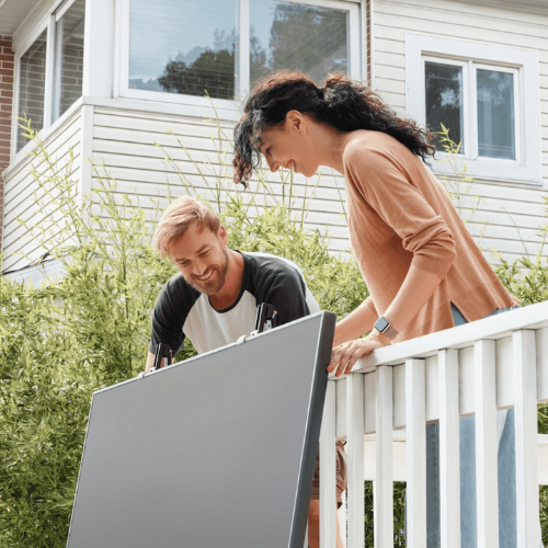 Solar Hook fixação de painel solar em varanda